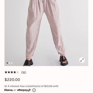 Free people linen trouser
